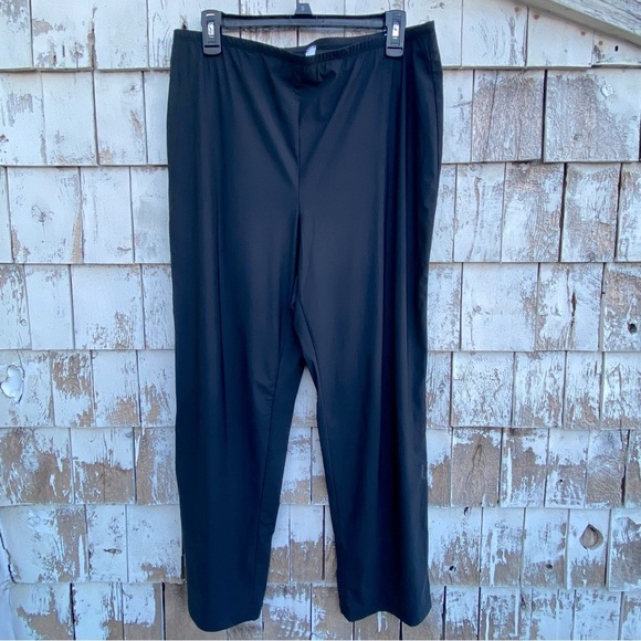 Marla Wynne Pull On lightweight Black Pants - Picture 1 of 6